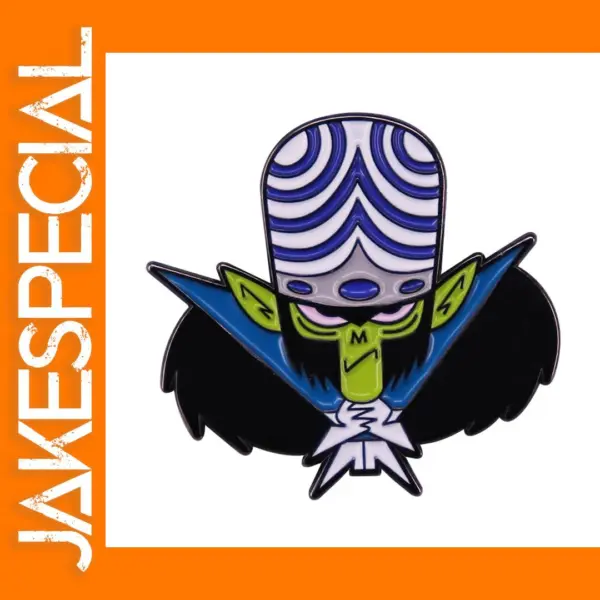 Mojo Jojo Villain Pin Brooch Funny Accessory