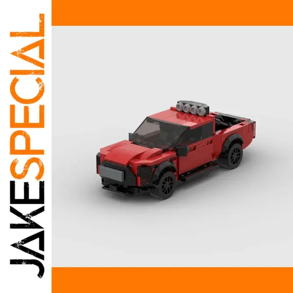 City Car Pickup Truck Building Blocks Set