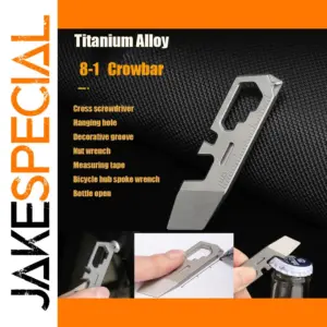 Mini Titanium Alloy Multifunction Crowbar Tool