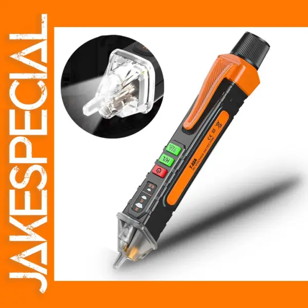 AC Voltage Detector Pen 12-1000V with Flashlight