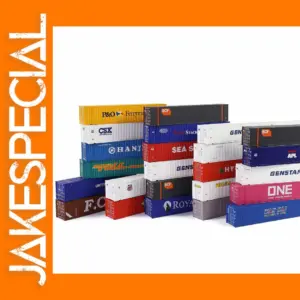 N Scale 48ft Containers with Magnets - Pack of 3