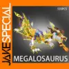 Blue Dragon Mecha Building Blocks Set