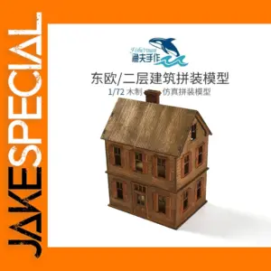 72 Scale Wooden Eastern European Building Model