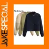 Willshela Women's V-Neck Bomber Jacket