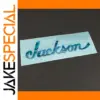 Jackson Guitar Blue Self-Adhesive Headstock Decal