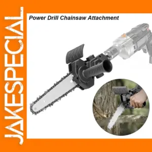 Electric Drill to Chainsaw Adapter Attachment