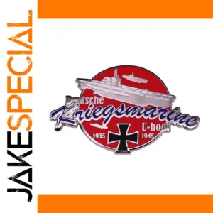 German Kriegsmarine U-Boat Badge Enamel Pin