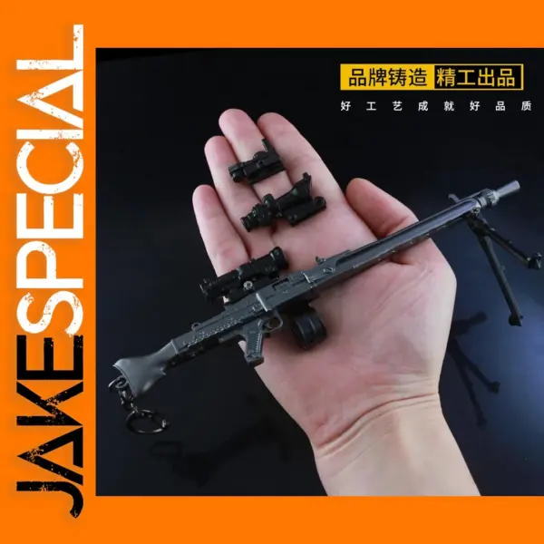 MG3 Machine Gun Metal Model 19cm PUBG Decor