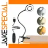 48 LED USB Clip-On Desk Lamp with Gooseneck