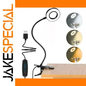 48 LED USB Clip-On Desk Lamp with Gooseneck