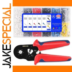 Crimping Tool Kit with 1900 Tubular Terminals