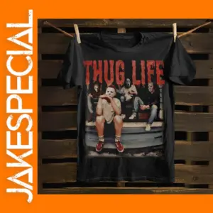 Thug Life Horror Movies Halloween T-shirt