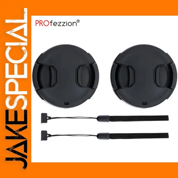 49mm Camera Lens Caps with Anti-Lost Straps