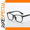 Unisex Square Plastic Blue Light Glasses