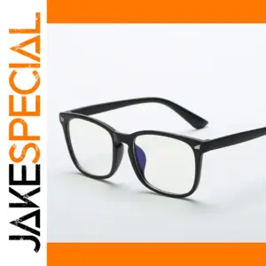 Unisex Square Plastic Blue Light Glasses