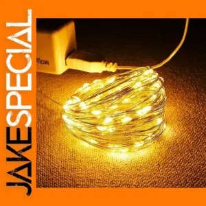 USB Powered 5M Silver Wire Fairy Lights