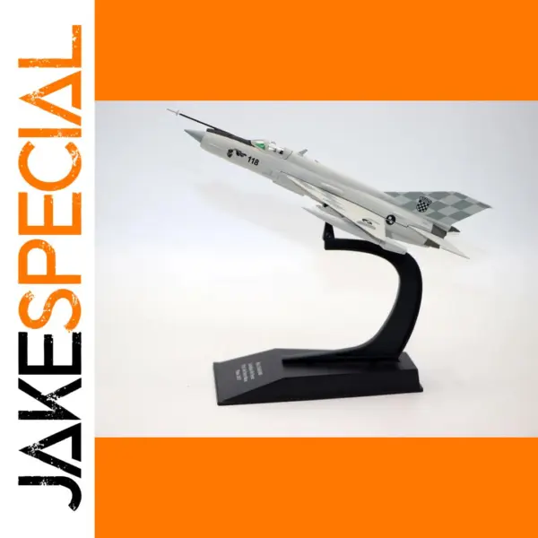 1/100 Scale Diecast Mig 21bisD Model Aircraft