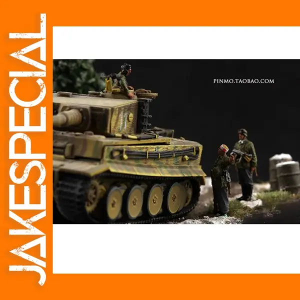1:72 Scale Resin German Armored Soldiers Set