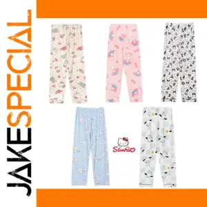 Anime Sanrio Hello Kitty Pajama Pants for Women