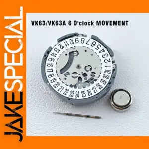 VK63A Quartz Watch Movement with Date and Chronograph for VK Series