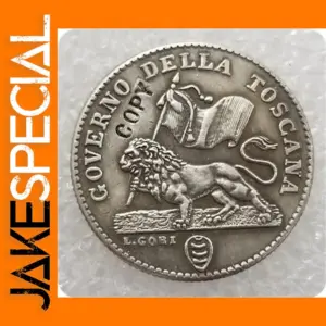 1859 Tuscany 1 Fiorino Replica Coin