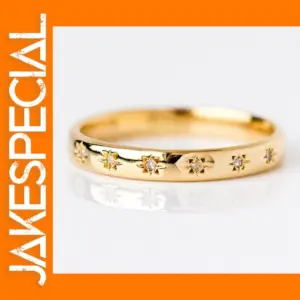 Trendy Metal Rings with CZ for Women