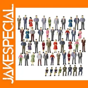 O Scale 1:50 Miniature Figurines Set