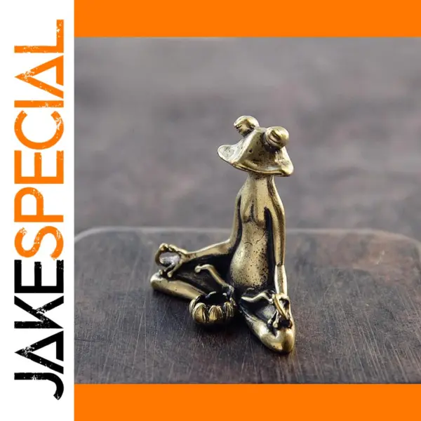 Zen Frog Statue Incense Burner Home Decor