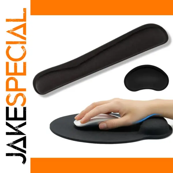 Ergonomic Wrist Rest Mouse Pad Set