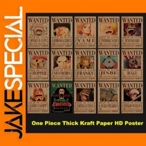 One Piece Luffy Poster - Straw Hat Pirates Decor