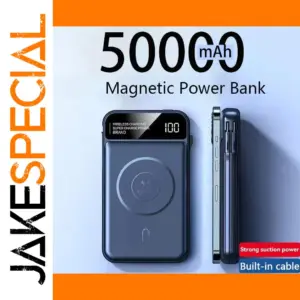 50000mAh Magnetic Wireless Power Bank for iPhone Samsung
