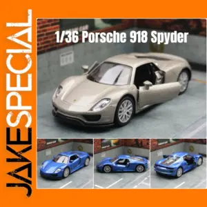 1/36 Scale Porsche 918 Spyder Toy Car