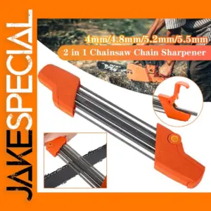 Manual 2in1 Chainsaw Chain Sharpener Tool