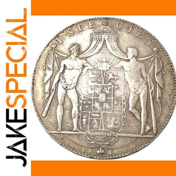 1840 Denmark Speciedaler Silver Replica Coin