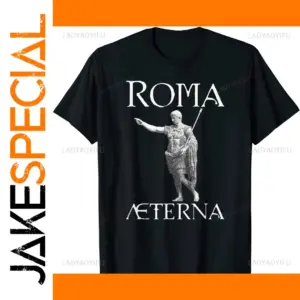 Roma Aeterna SPQR Roman Empire Graphic T-Shirt Men Women Casual