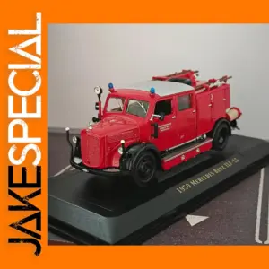 1950 Mercedes Benz Die-Cast Fire Truck Model