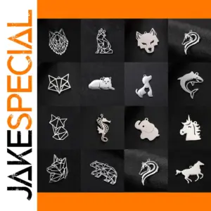 Animal Stainless Steel Charm Set for Jewelry