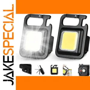 Portable Mini LED Keychain Flashlight USB Rechargeable