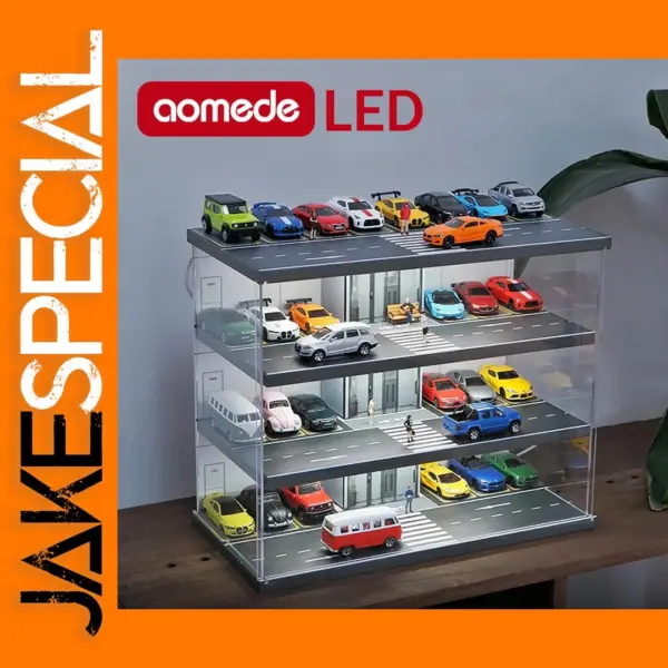 1/64 Scale Metal Toy Car Display Cabinet