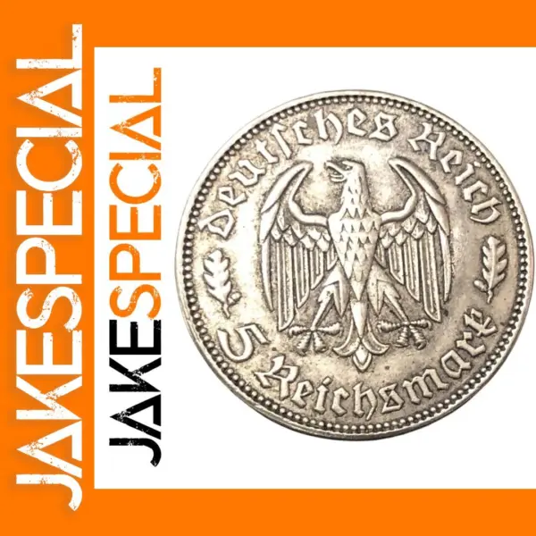 1934 Germany 5 Reichsmark Antique Replica Coin