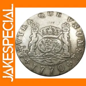 Bolivia 8 Reales Silver Plated Copy Coin