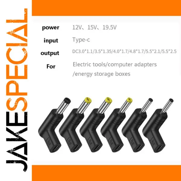 Universal USB C to DC Power Adapter Converter