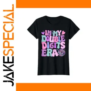 Retro 10th Birthday Girl Cotton T-Shirt
