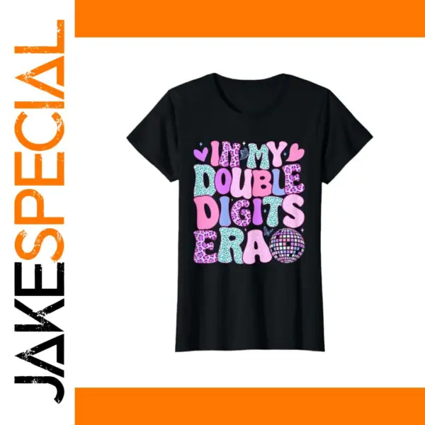 Retro 10th Birthday Girl Cotton T-Shirt