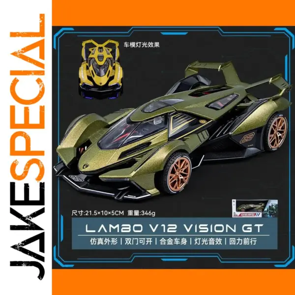 1:24 Lamborghini V12 Vision GT Diecast Model Car