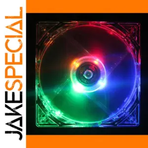 8cm Silent PC Cooling Fan with RGB Lights