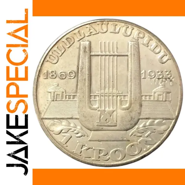 Estonia 1933 Replica 1 Kroon Coin