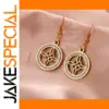 Witch Knot Drop Earrings Stainless Steel Jewelry