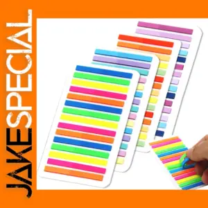 3000 Transparent Fluorescent Sticky Note Tabs