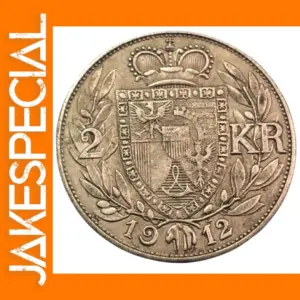 1912 Liechtenstein 2 Kronen Replica Coin